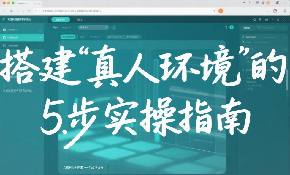 搭建“真人环境”的5步实操指南.png