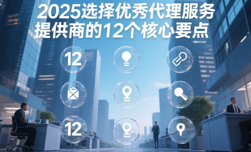 2025选择优秀代理服务提供商的12个核心要点